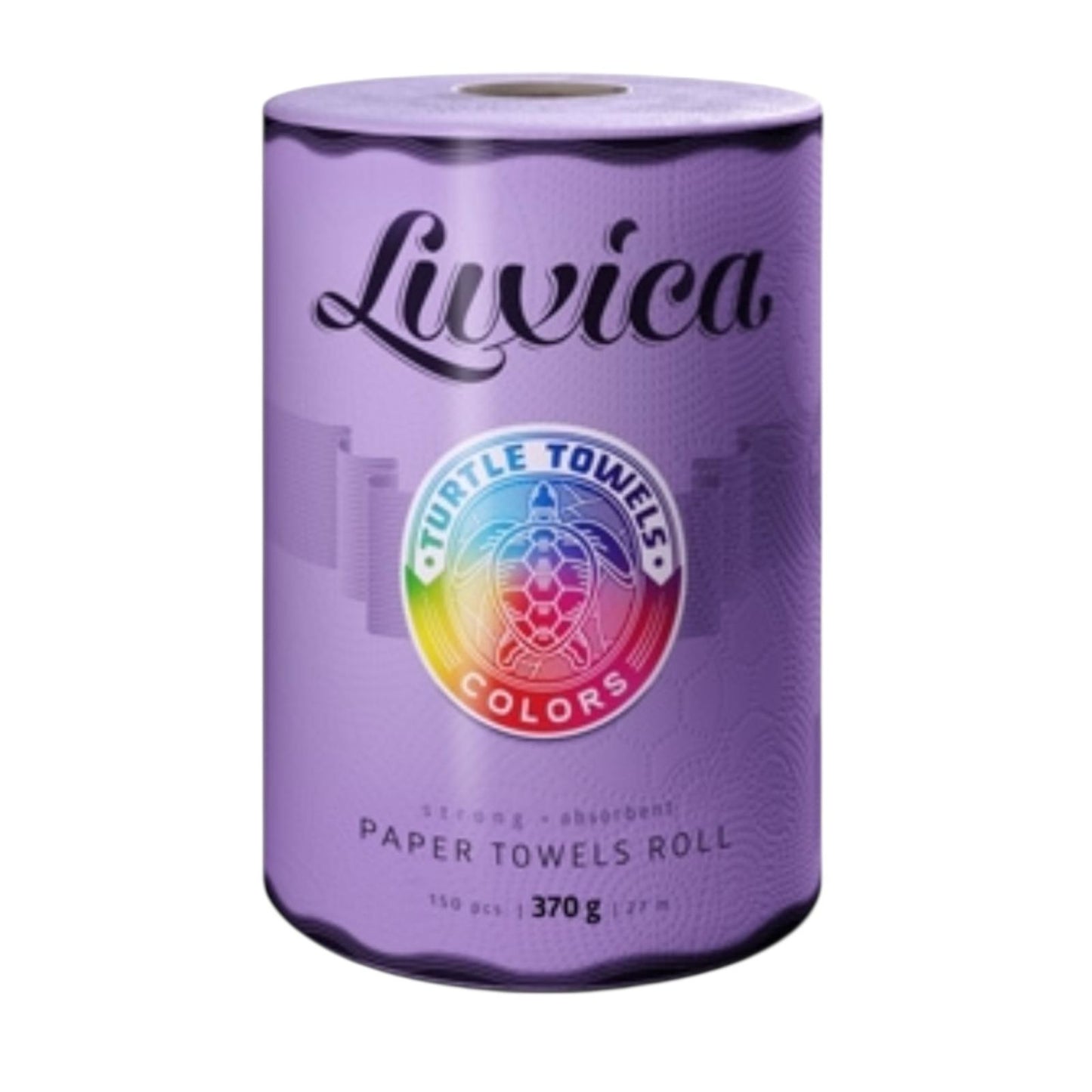 Luxica® Turtle Towels Colors – Prosoape de bucătărie, 3 straturi, 150 foi, 27 m